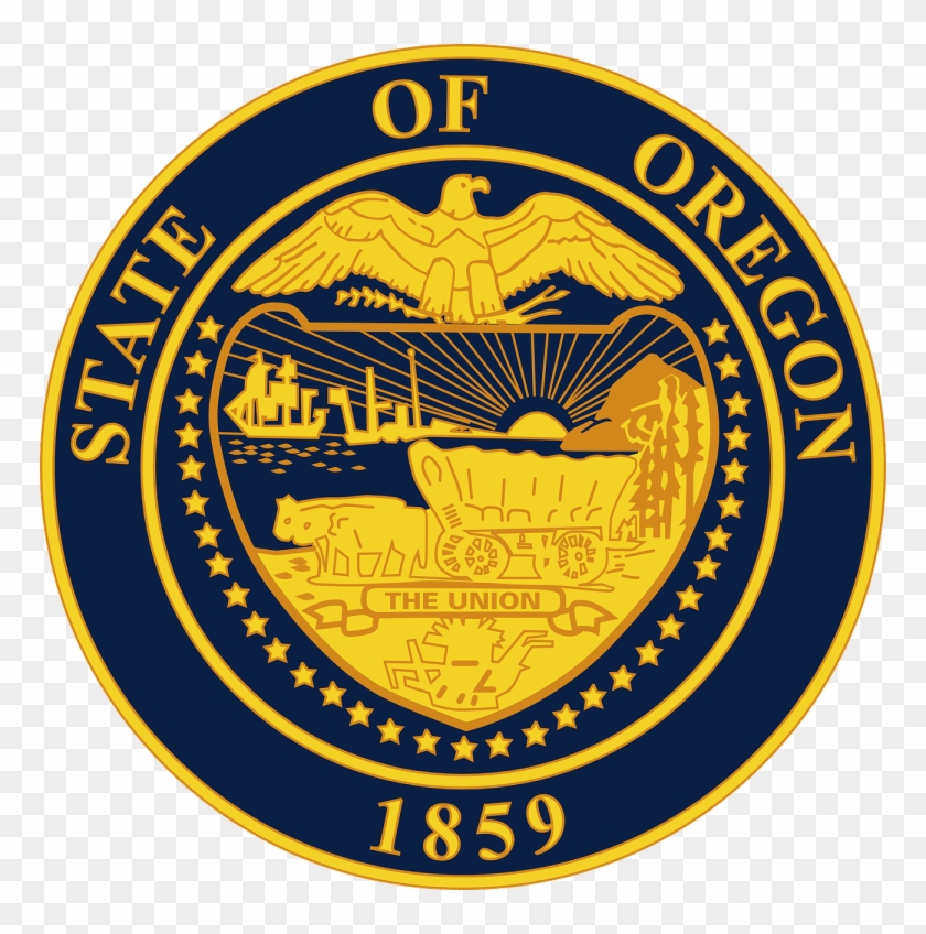 Seal Of Oregon Provisional Government Of Oregon Great - Oregon State Symbol #1297860