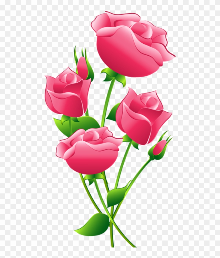 Flores Rosa Cor De Rosa 6 Png - Clip Art Pink Rose - Free Transparent PNG  Clipart Images Download
