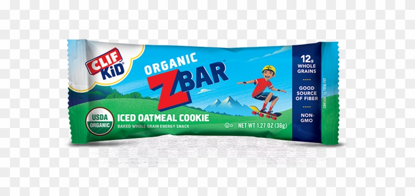 Iced Oatmeal Cookie Packaging - Clif Kid Zbar-organic Energy Bar-s'mores-(1.27 Ounce #1298216
