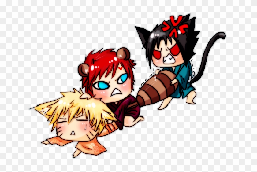 Three's A Crowd By Carrotcakebandit - Sasunaru Gaanaru #1298231