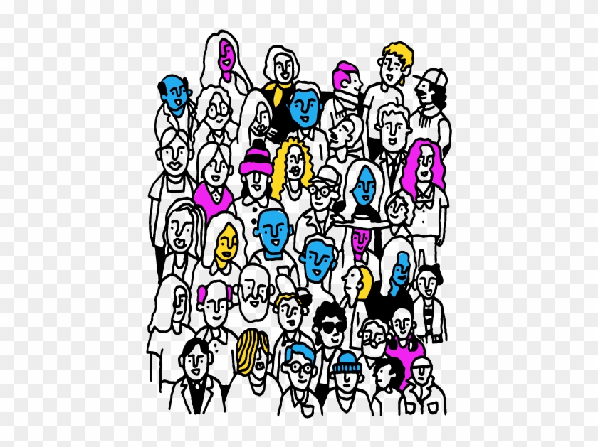 An Illustration Of An Extra Large Number Of People - An Illustration Of An Extra Large Number Of People #1298232