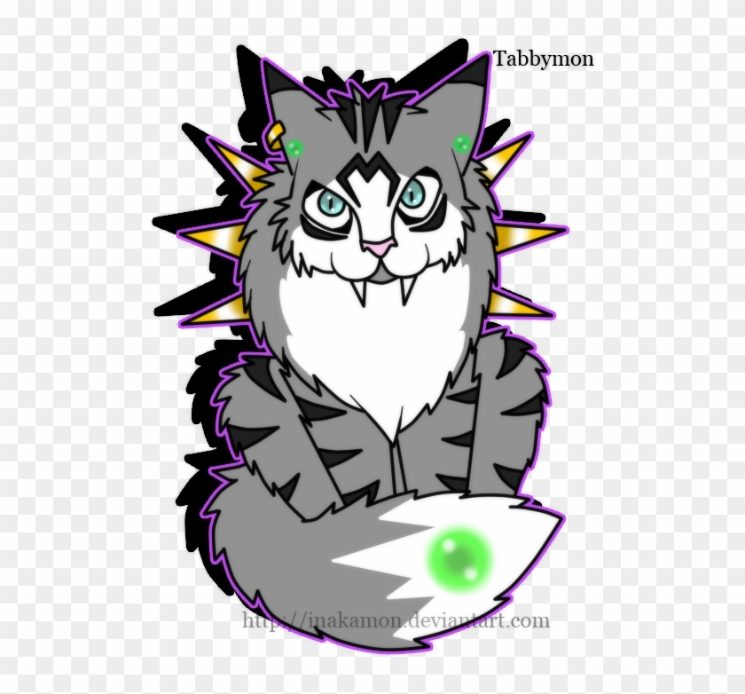 Tabbymon The Tabby Cat Digimon By Inakamon - Cartoon #1298248
