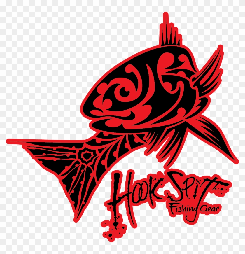Hook Spit Logo Decal Fishing Sticker - Illustration #1298282