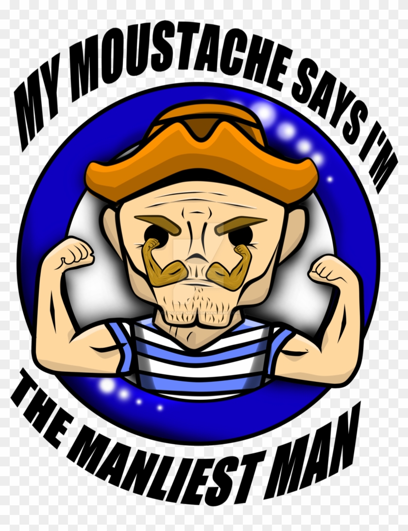 Manly Moustache Man By Capotain-media - Manly Moustache Man By Capotain-media #1298367