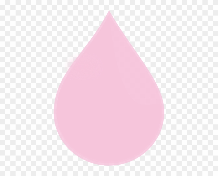 Pink Drop Clip Art At Clker - Pink Rain Drop Clip Art #1298385