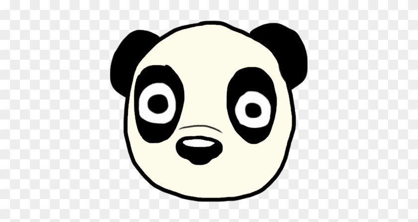 Panda Head By Undercover-polarbear - Cartoon #1298413