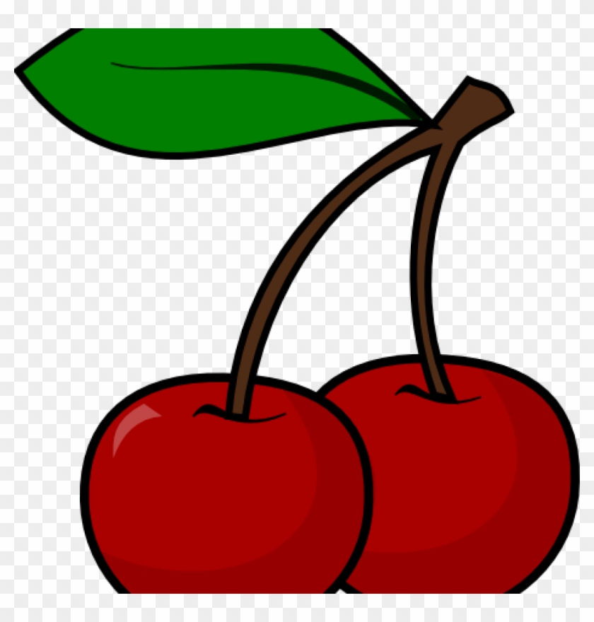 Cherry Clipart Cherry Clipart Black And White Letters - Cherry Clipart Black And White #1298674