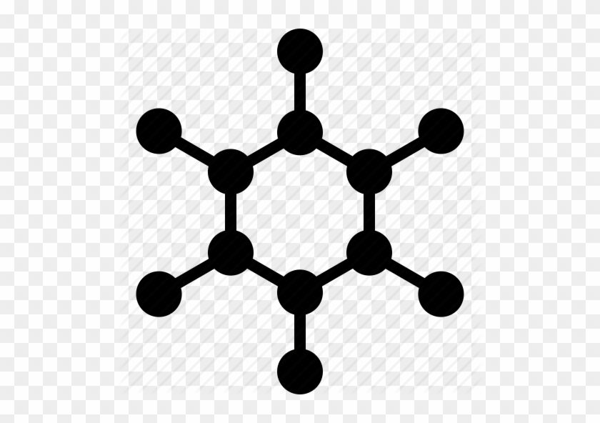 Drawing Vector Chemical Image - Carbon Molecule Png #1298733