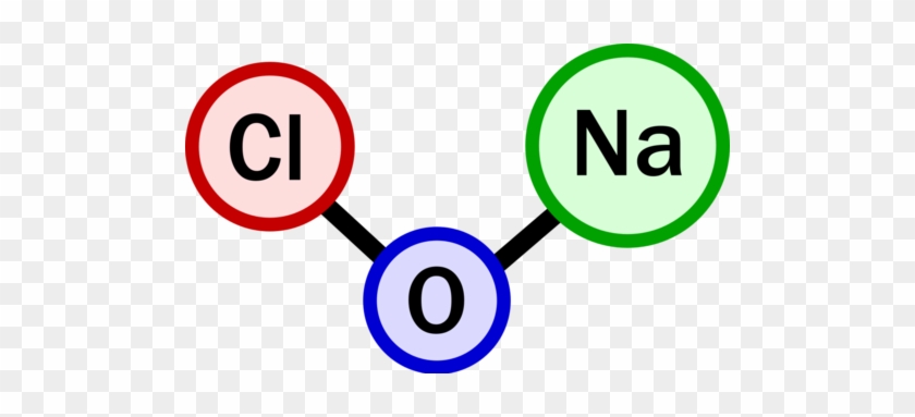 Industrial Chemical Sodium Hypochlorite - Sodium Hypochlorite Molecular Model #1298764