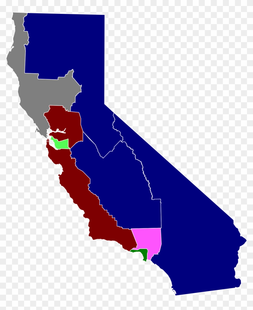United States House Of Representatives Elections In - Cutting California Into 3 States #1298783