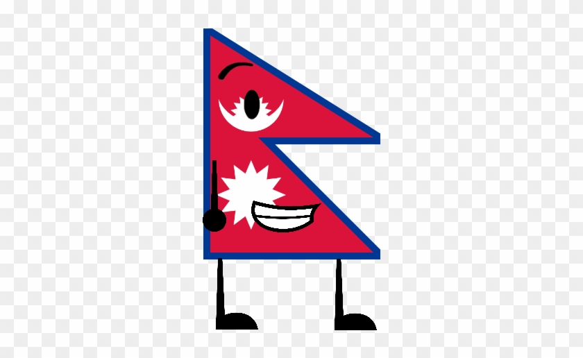 Flag Of Nepal Traffic Sign Logo - Flag Of Nepal #1298802