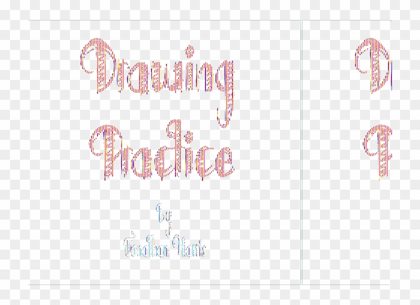 Free Drawing Practice Font - Calligraphy #1298944