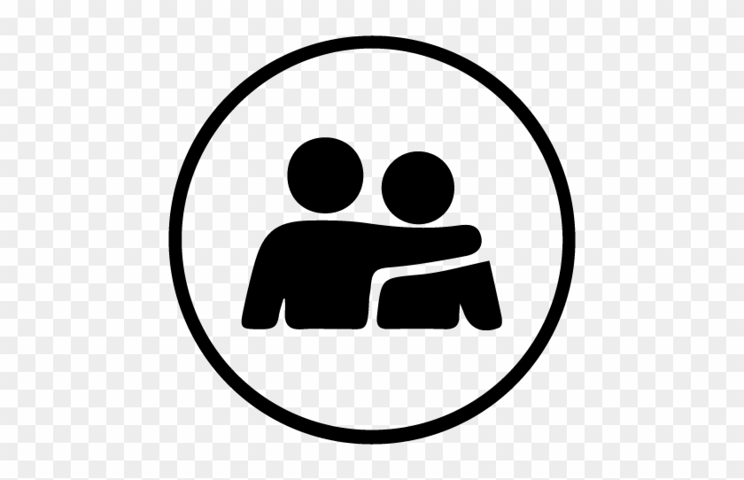 Compassion-icon - Arm Around Shoulder Icon #1299197