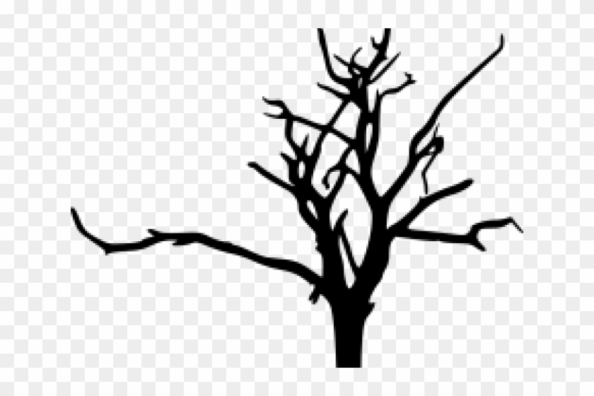 Simple Tree Silhouette - Branch Tree Silhouette #1299231
