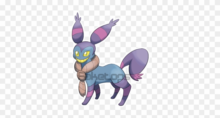 Eerieon By Faketops - Fakemon Eevee Poison Evolution #1299334