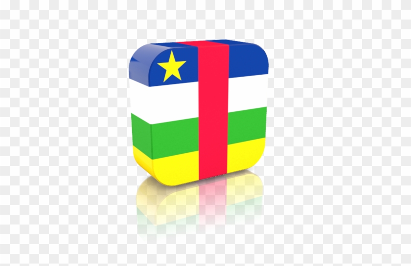 Illustration Of Flag Of Central African Republic - Flag #1299398