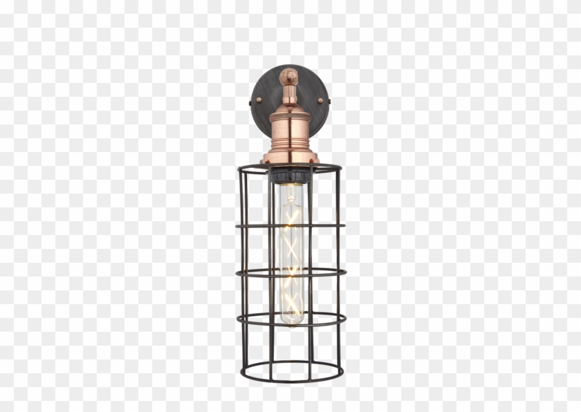 Brooklyn Wire Cage Wall Light - Industville Cgecy Simple Vintage Cage Wire Pendant #1299471