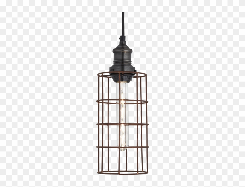 Brooklyn Rusty Cage Pendant - Ceiling #1299477
