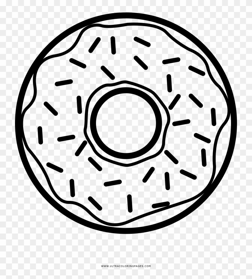 on-doughnut-coloring-page-ausmalbild-donut-free-transparent-png