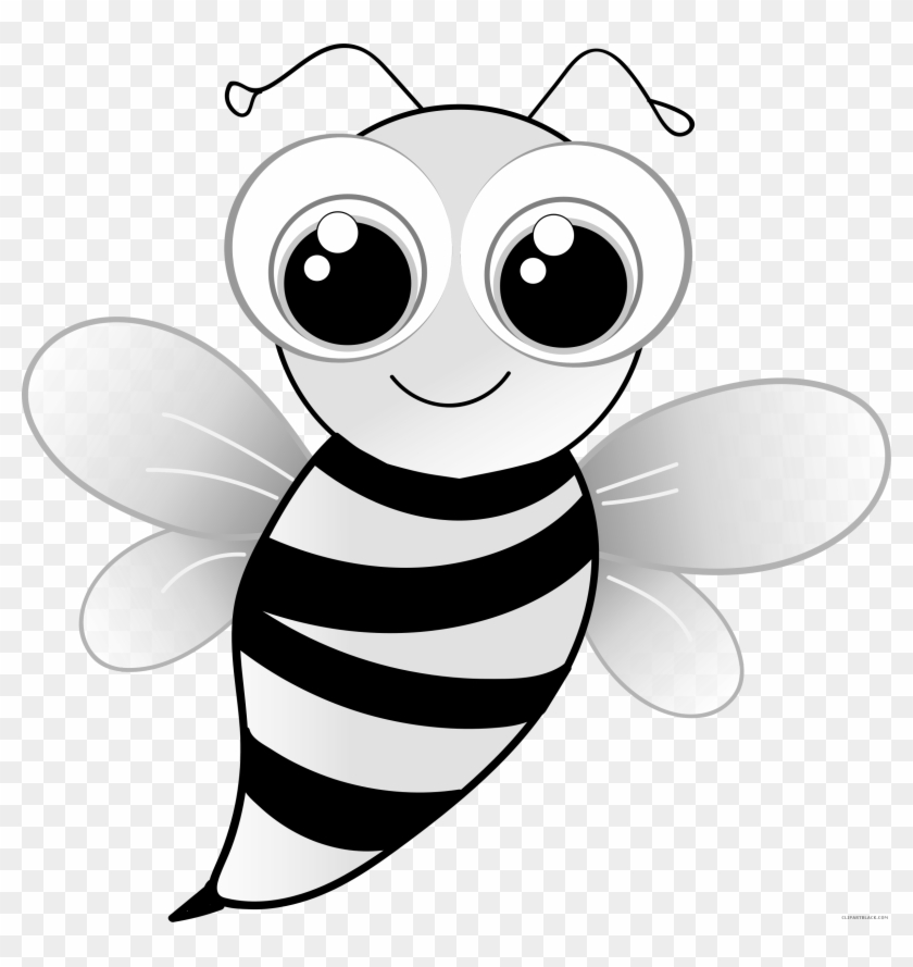 High Quality Bee Animal Free Black White Clipart Images - Like A Bee Quote #1299672