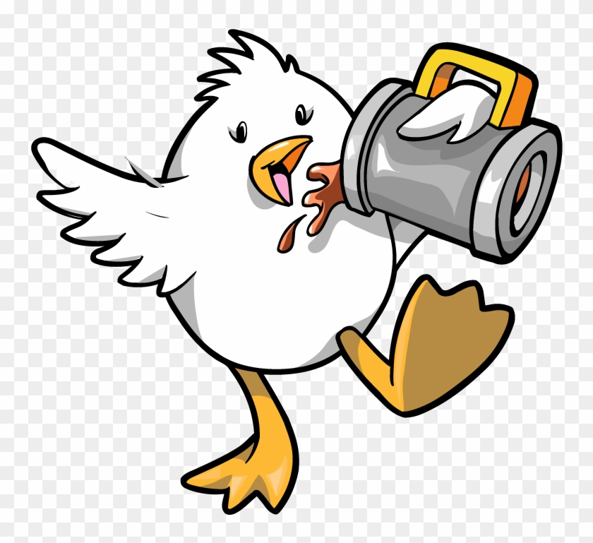 Chicken Beer Clip Art - Chicken Vector #1299744