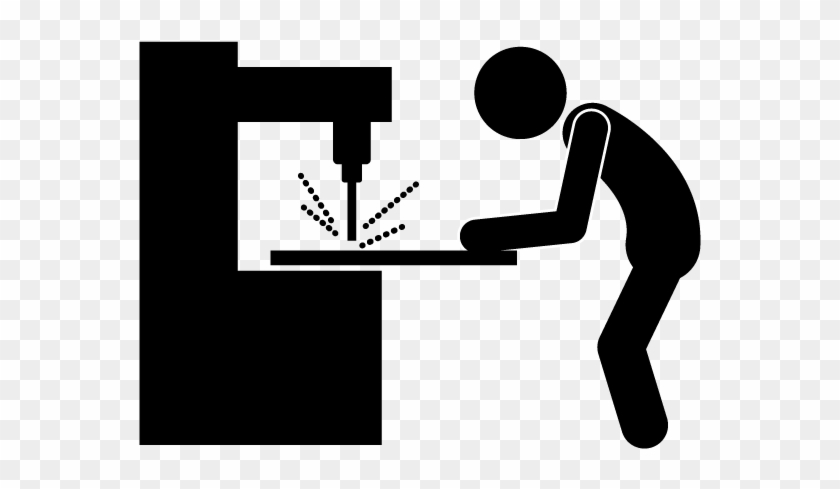 Machine Clipart Factory Worker - Machine Industry Clipart Icon Png #1299783