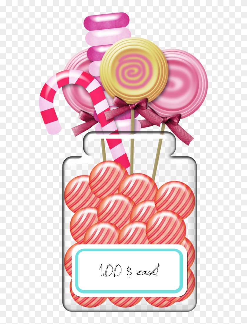 Cupcake & Bolos E Etc - Candy Jars Clipart #1300062