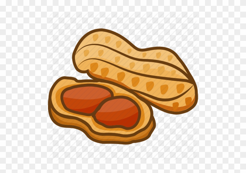 Peanut Clipart Legume - Peanut Icon Png #1300069