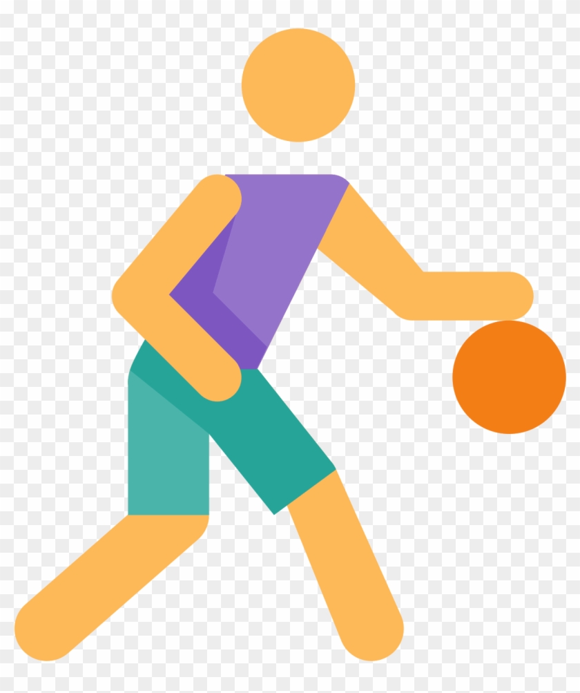 Basketball Player Icon - Sports Color Icon Png #1300102