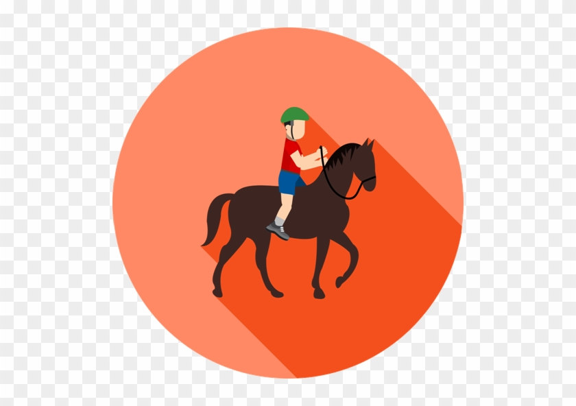 Horse Riding - Horse Riding Icon Png #1300127