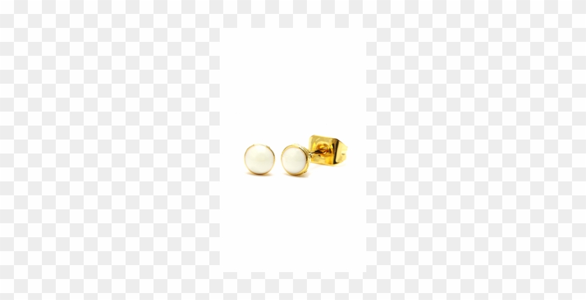 Studs Brass Estrella Estrella Colorido Unisex De Acero - Brass Ohrstecker Gewölbt Rund 3 Mm Bunt Gold Emaille #1300167