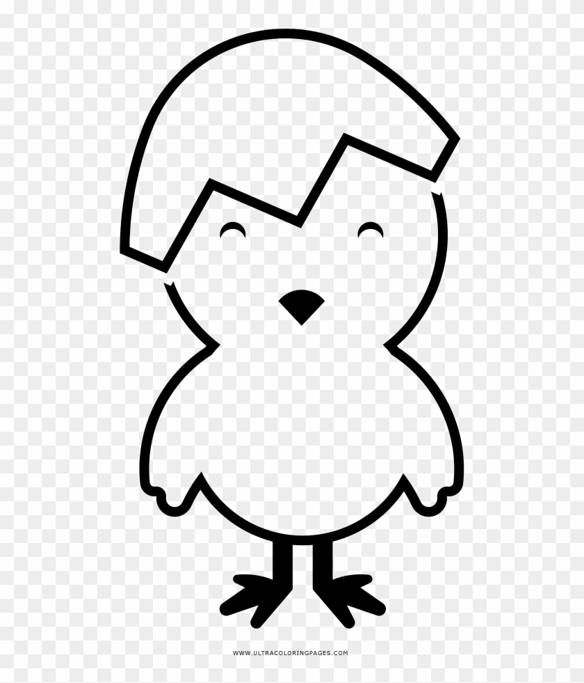 Chick Coloring Pages 38 Chicken To Color Free Clipart - Pintinho Colorir #1300350