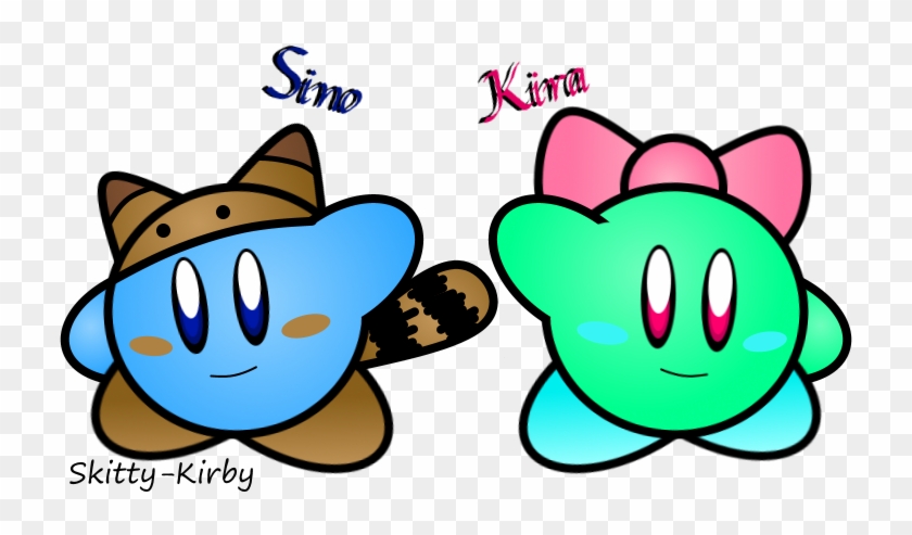 Art Trade Kirby Fcs Sino And Kira By Skitty Kirby On - Cartoon #1300442