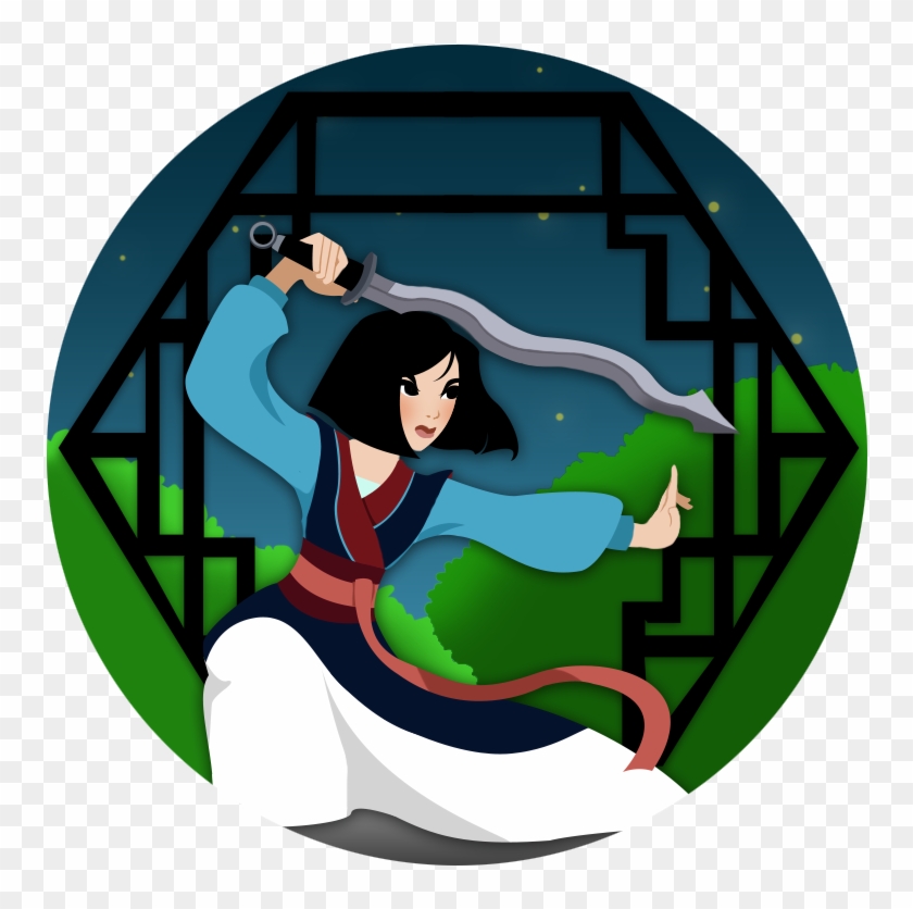 Wallpaper Mulan By ~louise-rosa On Deviantart - Cartoon #1300464