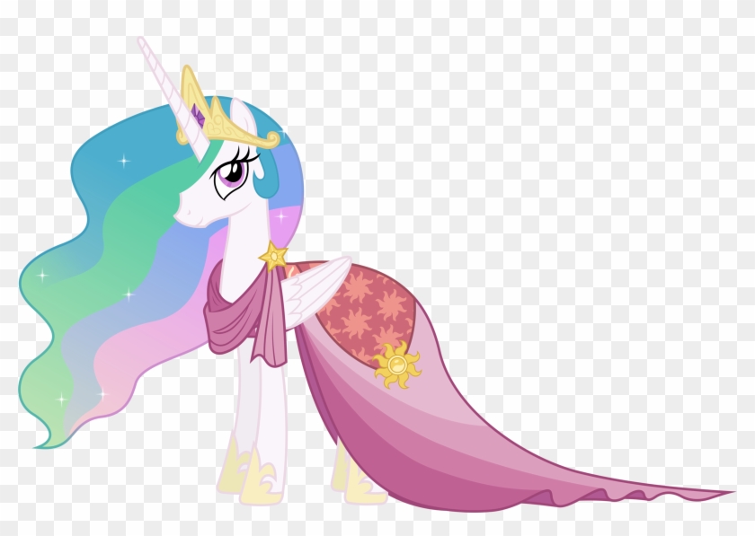 Princess Celestia In A Dress - My Little Pony Princess Celestia Dress #1300496