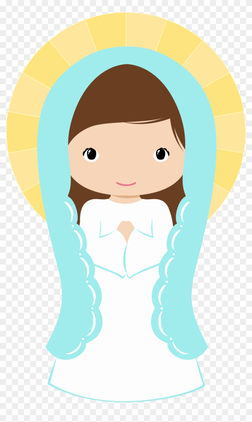 4shared - Virgin Mary Cartoon Png #1300539