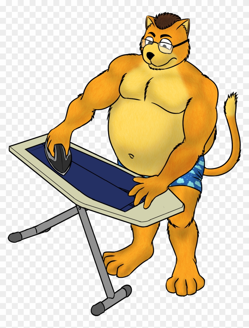I Hate Ironing - Cartoon #1300559