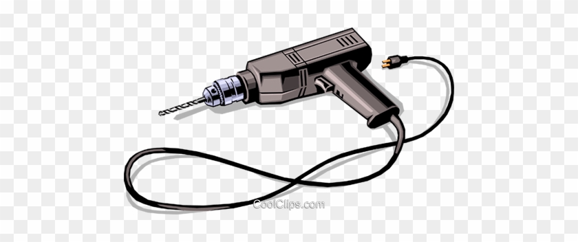 Electric Drill Royalty Free Vector Clip Art Illustration - Bild #1300775
