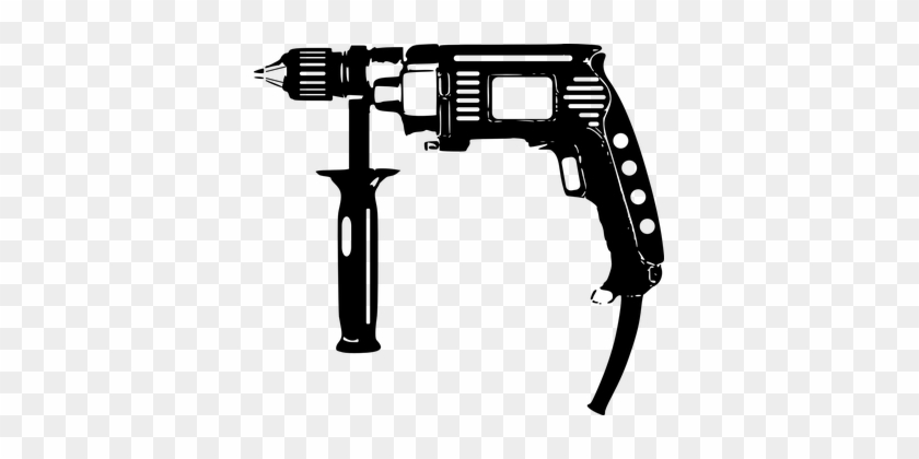 Power Drill, Drill, Tools, Carpentry - Power Tools Clip Art #1300823