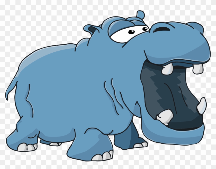 Horse Cartoon T-shirt Hippopotamus Clip Art - عکس کارتونی اسب ابی #1300853