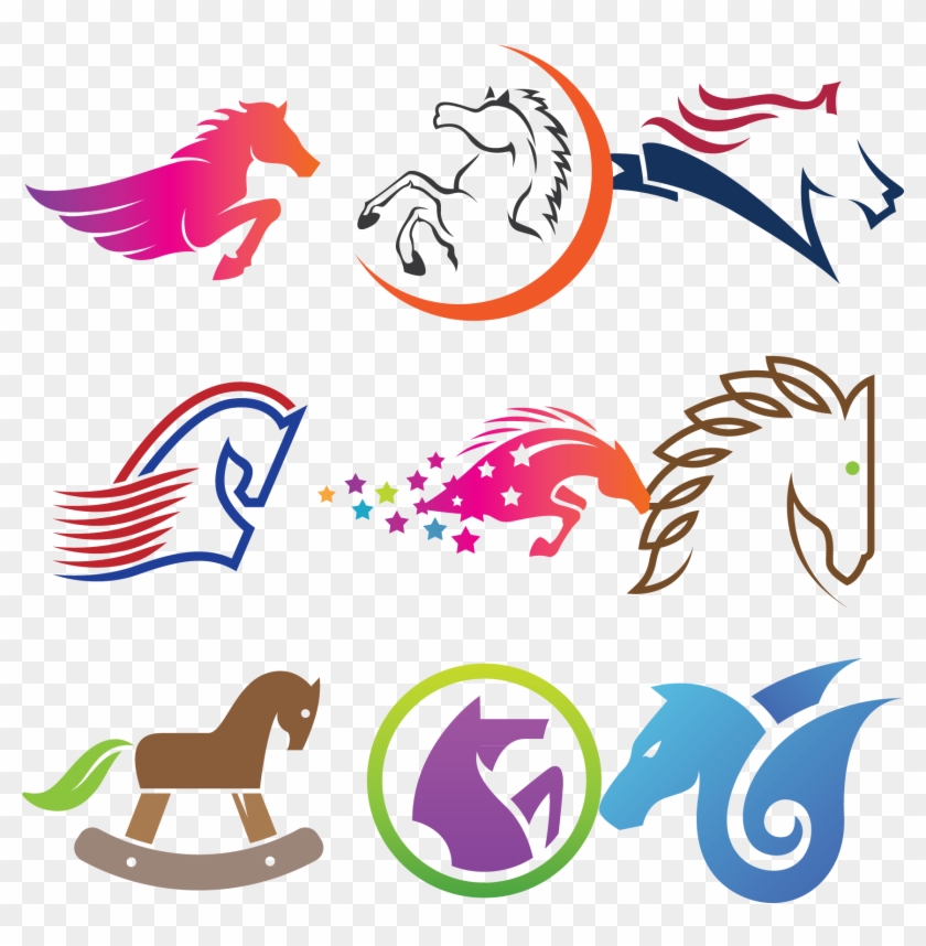 Horse Logo Euclidean Vector Clip Art - Horse Design Logo #1300880