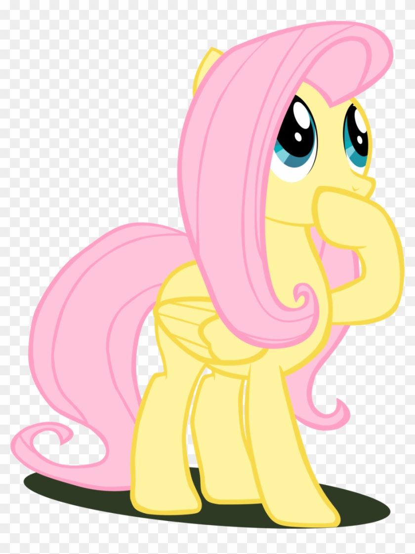 Fluttershy Vector By Mkc7162387 Fluttershy Vector By - Fluttershy Looking Up #1300927