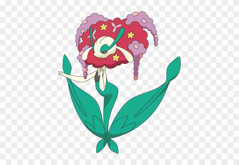 671florges Red Flower Xy Anime - Florges Pokemon #1301024