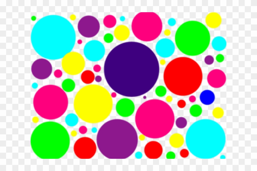 Polka Dot Border Free Download Clip Art Carwad Net - Multi Colored Polka Dots #1301310