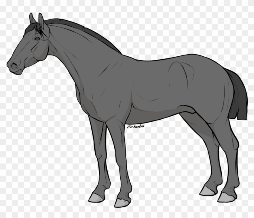 [pay To Use] Horse Lineart By Zakeido - Horse #1301323