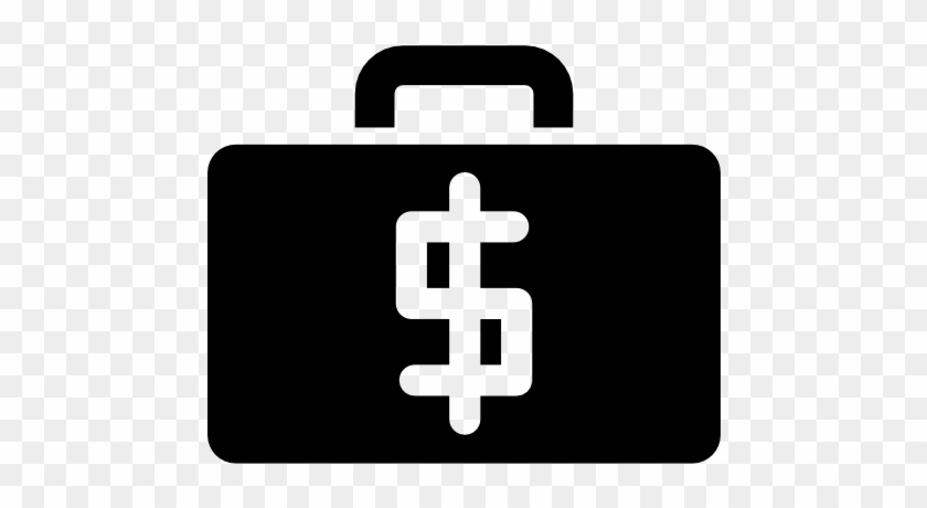 Dollar Suitcase Icon - Suitcase With Dollar Logo #1301527