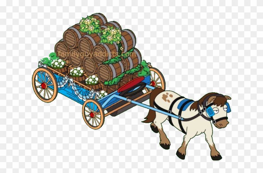 Horse Drawn Keg Carriage - Horse #1301756