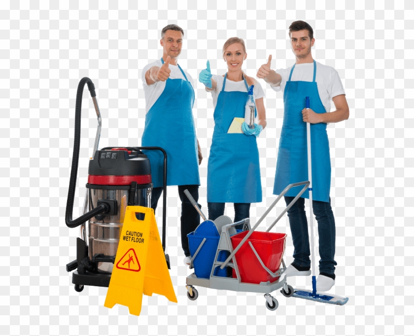 Environmentally-friendly Cleaning Products - Group Of Janitors #1301802