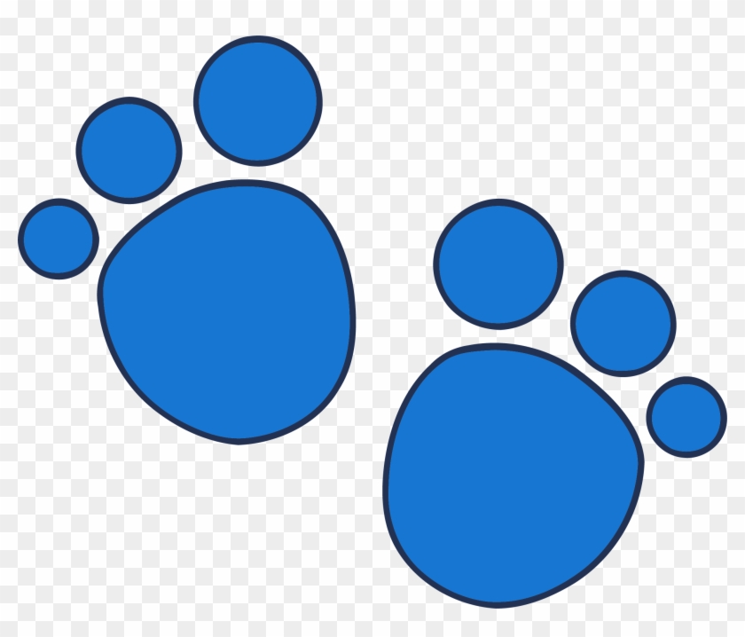 Bubbles Clipart Blues Clue - Blues Clues Paw Print #1301829