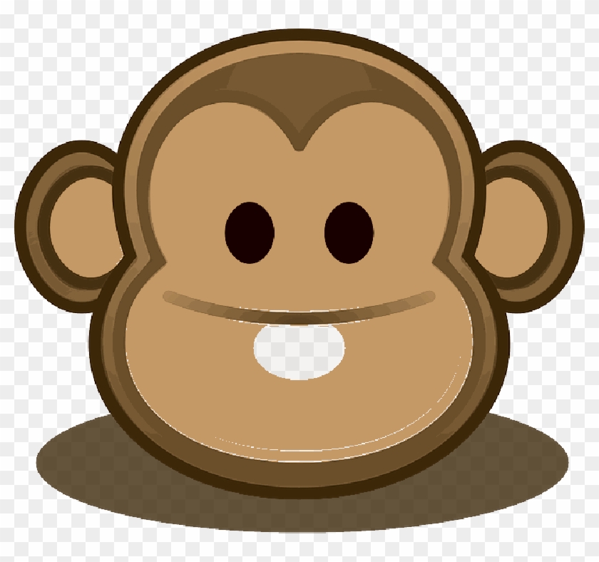 Green - Monkey Face Icon #1301861